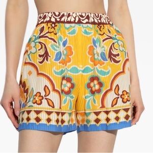 ETRO Floral-Print Shorts (Size Small)